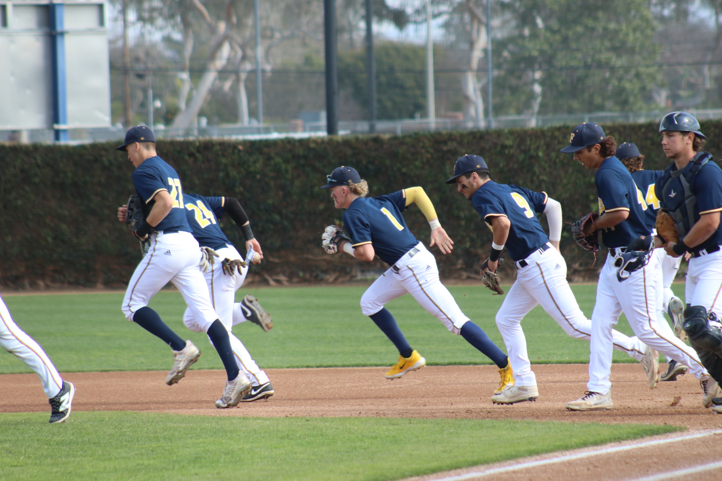 FULLERTON COMPLETES THE SWEEP OVER CYPRESS COLLEGE