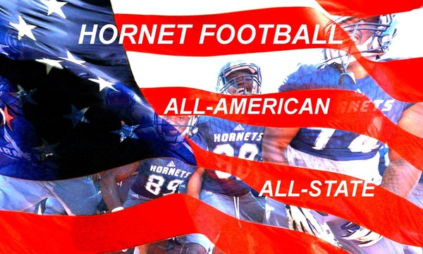 FOOTBALL: ALL-AMERICAN & STATE HORNETS