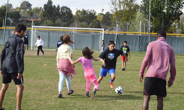 MEN'S SOCCER: BOYS AND GIRLS CLUB AND HORNETS SHARE THE FIELD