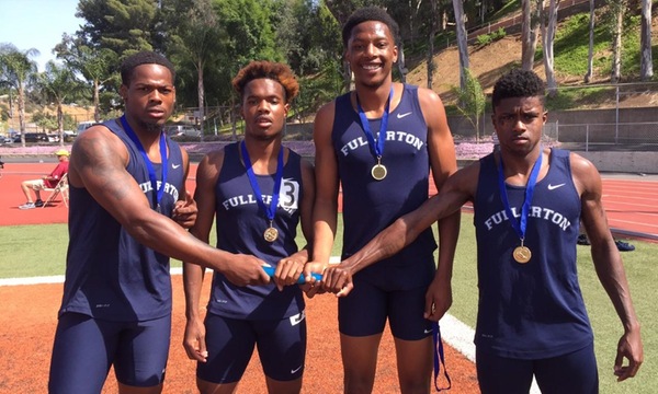 The 4x100m relay team won it all with a time of 42.13 seconds. The team: Marquis Rogers, Justin Walker, Taj Wilson, and Kenneth Griffin.