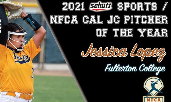 SOFTBALL: JESSICA LOPEZ NFCA PITCHER OF THE YEAR