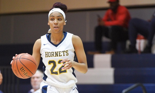 Tianna Buford had a big night for the Hornets. Photo by Matt Brown.