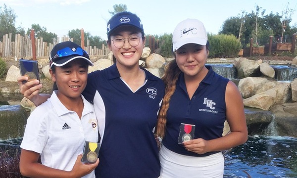 Saddleback's Brittney Do, Fullerton's Kaylee Jeon,and Irvine Valley's Kylie Sok advance to the State Championships to be held at Morro Bay Nov.12-13.