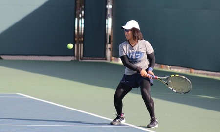 Mayumi Okubo helping the Hornets to victory against El Camino College.