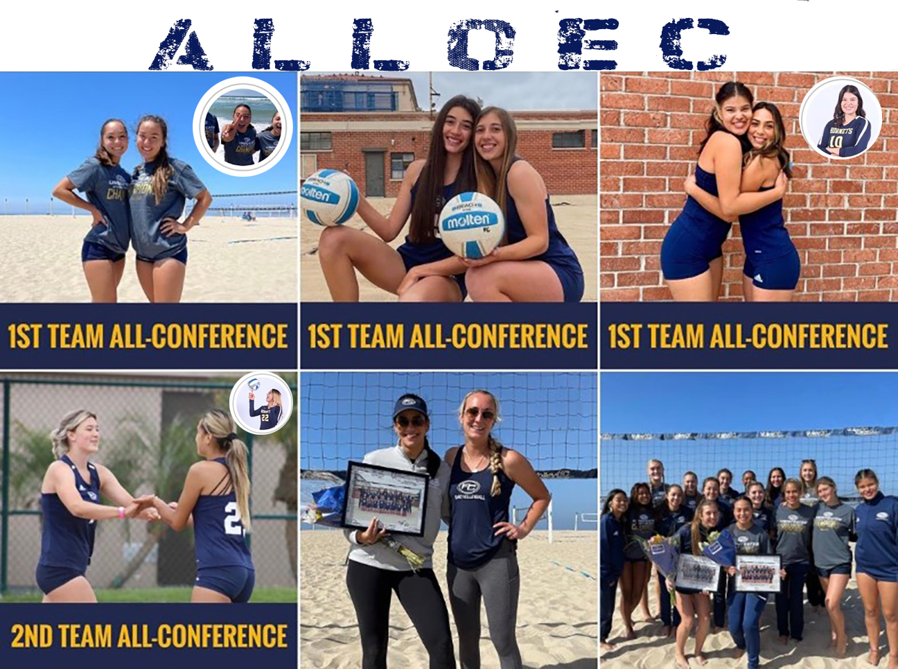 W. BEACH VOLLEYBALL: ALL-CONFERENCE HONORS