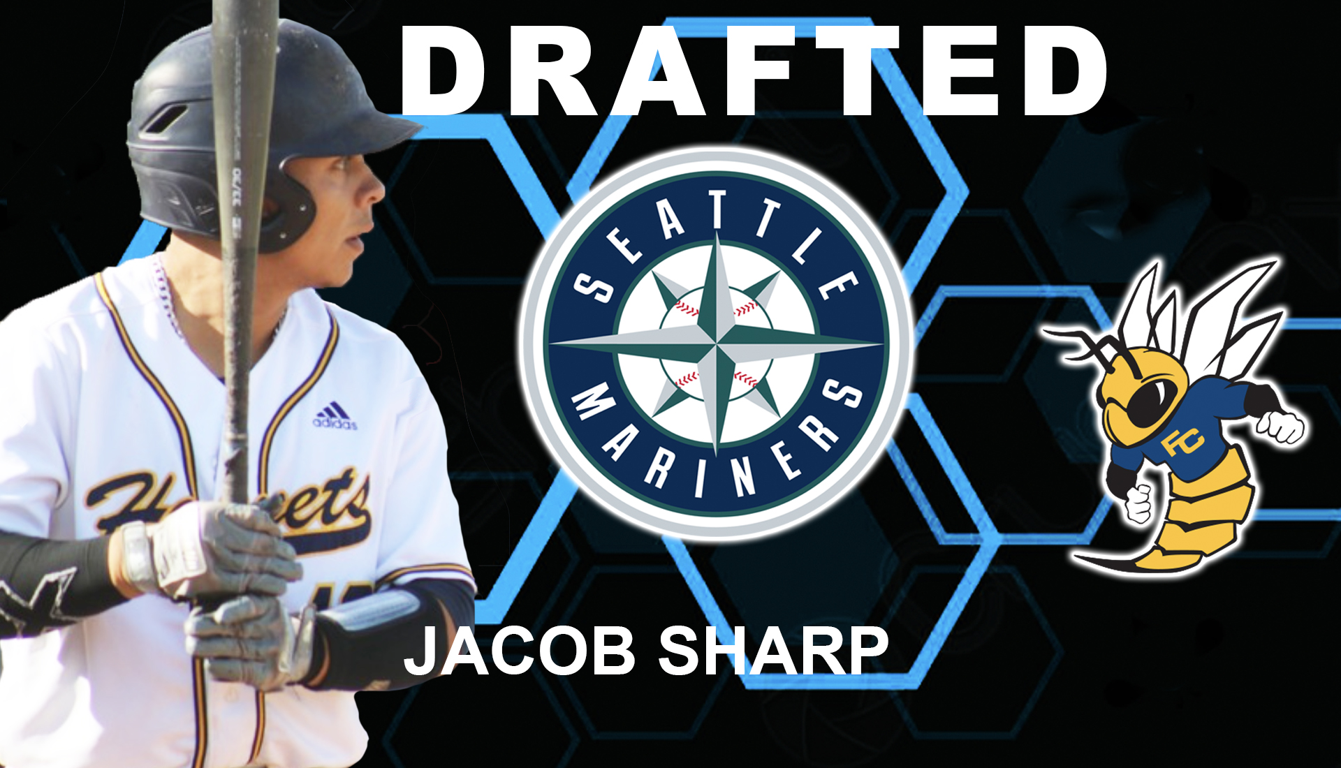 SHARP DRAFTED BY THE MLB SEATTLE MARINERS