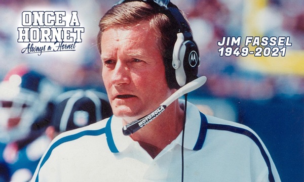 FOOTBALL: FORMER NFL COACH AND HORNET GREAT JIM FASSEL PASSES