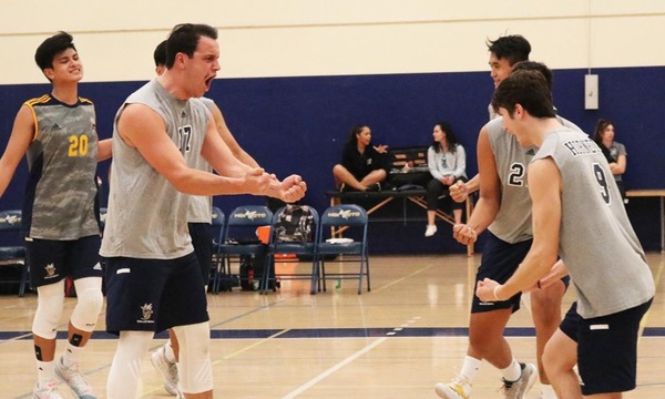 MEN'S VOLLEYBALL: SWEEPING PAST THE MARAUDERS