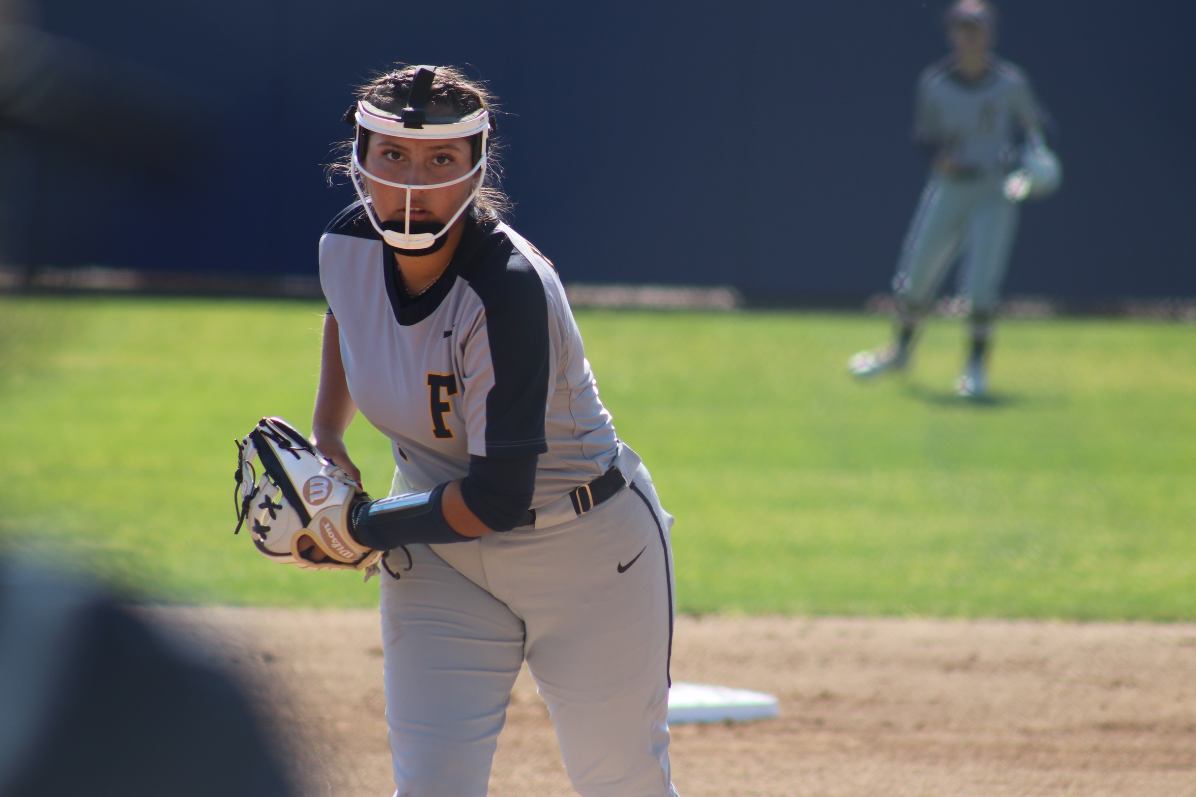 Allyson Fuentes tossed a complete game with 8 K's against Orange Coast College.