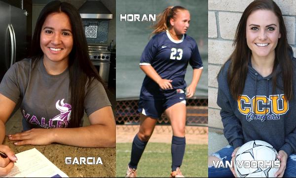 WOMEN'S SOCCER: HORNETS SIGN WTH 4 YEAR COLLEGES