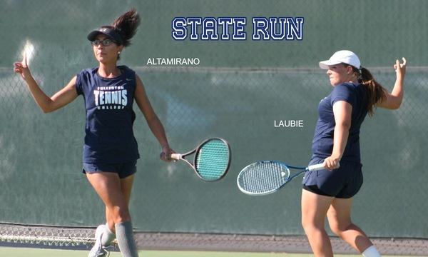 WOMEN'S TENNIS: HORNETS COMPETE IN STATE TOURNEY