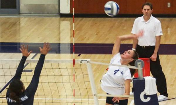 WOMEN'S VOLLEYBALL: HAYHURST GOES FROM A HORNET TO A RAM