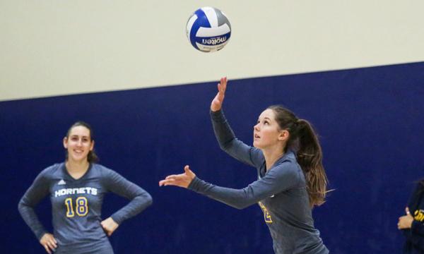 WOMEN'S VOLLEYBALL: HORNETS DEFLECT LASERS